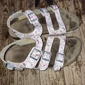 Birkenstock Pink Floral Sandals
